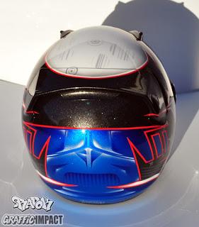 Pintura en el Arai Sk6 de Rafael Fernandez