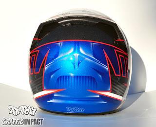 Pintura en el Arai Sk6 de Rafael Fernandez