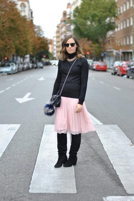 Pleated soft skirt Pleated soft skirt