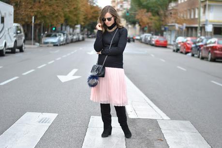 Pleated soft skirt Pleated soft skirt