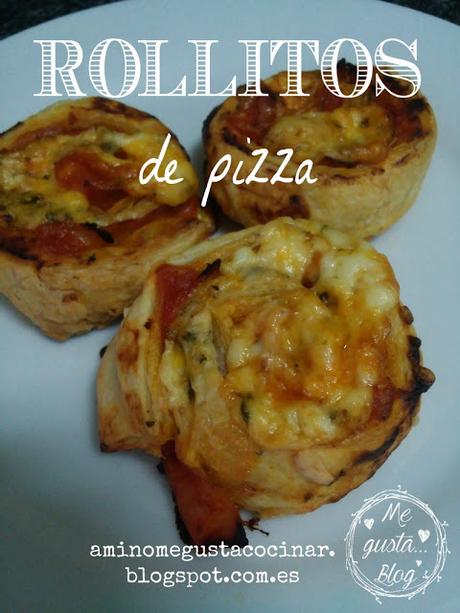 Hoy toca cena fácil: rollitos de pizza