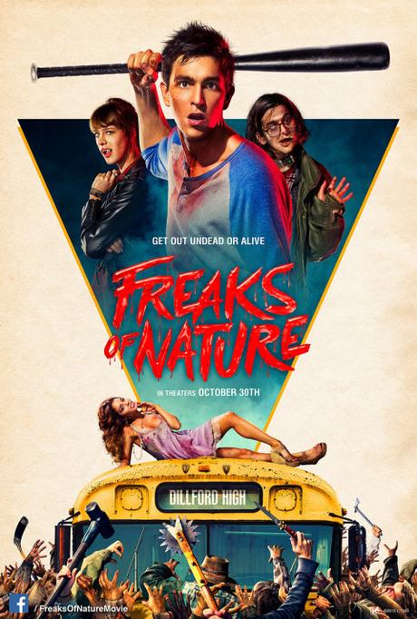 Tráiler #RedBand y afiche de #FreaksOfNature. Estreno en #EstadosUnidos, 30 de Octubre