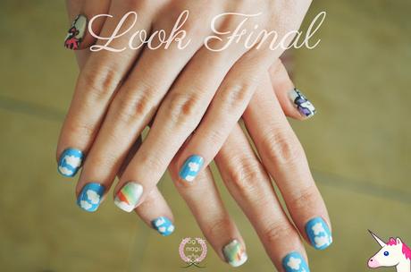 ♔ Manimonday - Uñas de cielo/ Nail Art ❀