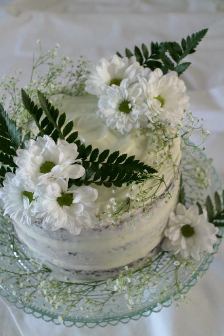 Naked cake de limón y arándanos con frosting de queso y limón naked-cake, naked-cake-arandanos, naked-cake-limon