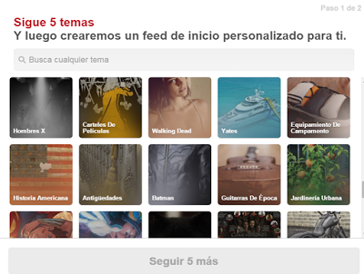 ABRIR UNA CUENTA EN PINTEREST