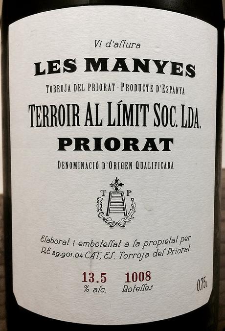 Terroir al Límit Les Manyes 2013 Terroir al Límit Les Manyes 2013