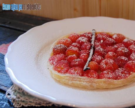 TARTA TATIN DE MADROÑOS.