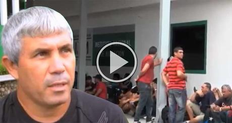 Avalancha de cubanos desborda una instalación migratoria en México tapachula