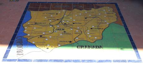 Los bancos de la Plaza de España (28): Jaén. Los bancos de la Plaza de España (28): Jaén.