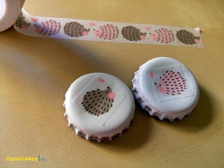 DIY Imanes con chapas DIY Imanes con chapas