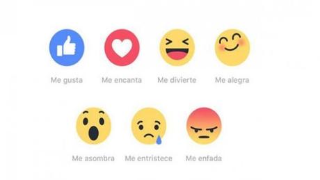 Reacciones: La nueva función que incorpora Facebook.