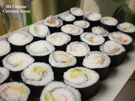 COMO PREPARAR ARROZ PARA HACER SUSHI Y PREPARAR MAKI SUSHI