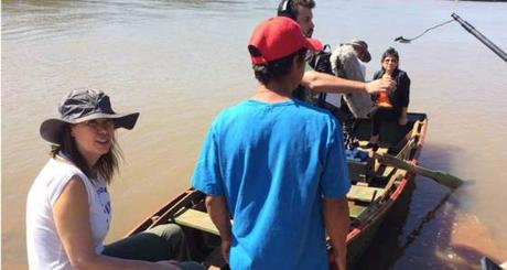 Mabel Lozano: “Las víctimas de la trata de seres humanos están frente a nosotros”. Mabel Lozano en pleno rodaje de su último trabajo: