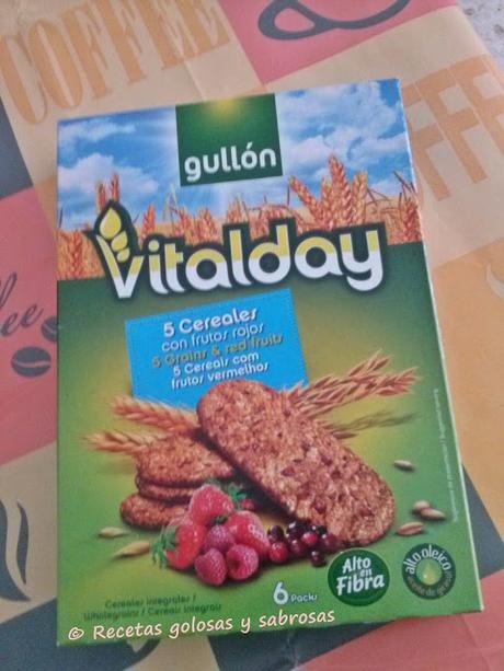 Probando Vitalday 5 cereales con frutos rojos