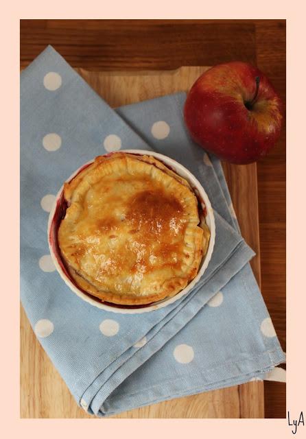 Pie de manzanas y moras... para el Reto Color y Sabor de Temporada