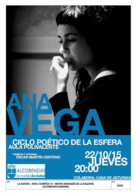 Ana Vega en el Ciclo Poético de la Esfera & Anne Loiret y Dani Álvarez en el Bello Verano: En apenas 5 horas: