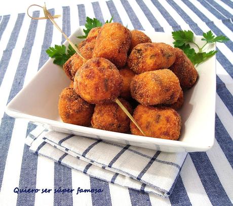 Croquetas de chorizo para aperitivo