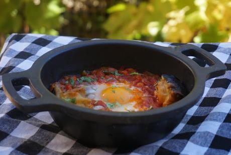 Shakshuka con truco de berenjena