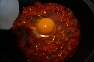 Shakshuka con truco de berenjena