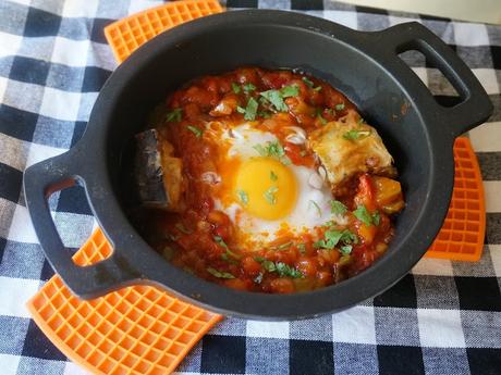 Shakshuka con truco de berenjena