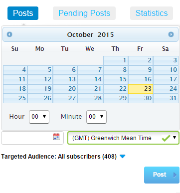 BBM Channels ahora permite programar mensajes BBM Channels - Hora