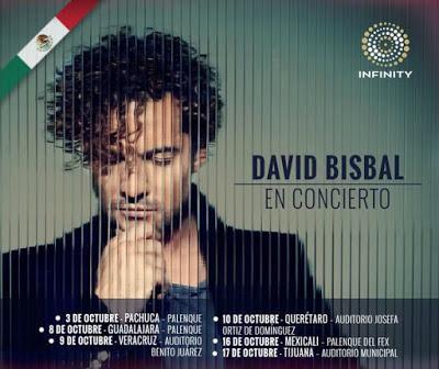 David Bisbal finaliza con éxito su gira en México