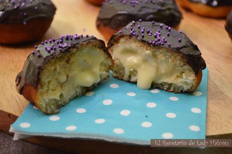 Boston Cream Donuts - Reto #elasaltablogs Boston Cream Donuts - Reto #elasaltablogs