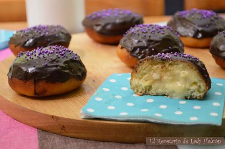 Boston Cream Donuts - Reto #elasaltablogs Boston Cream Donuts - Reto #elasaltablogs