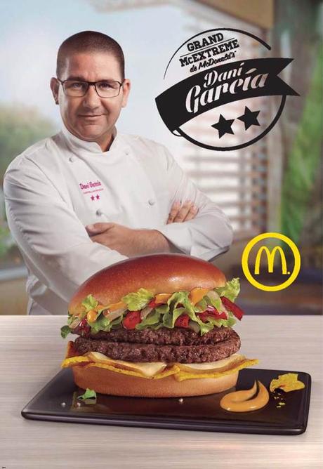El romance de McDonald’s y Dani García. Cartel_GMExtreme Dani Garcia