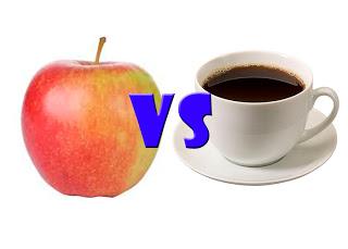 ¿Manzana o café para mantenerse despierto?
