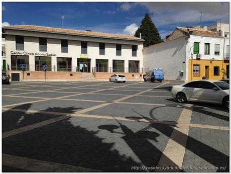 lo que queda de la plaza auténtica de Noblejas