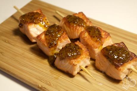 Brocheta de Salmón a la naranja #ASALTABLOGS