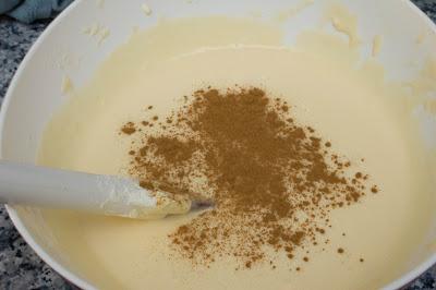 Tarta de queso de lima y canela sin azúcar