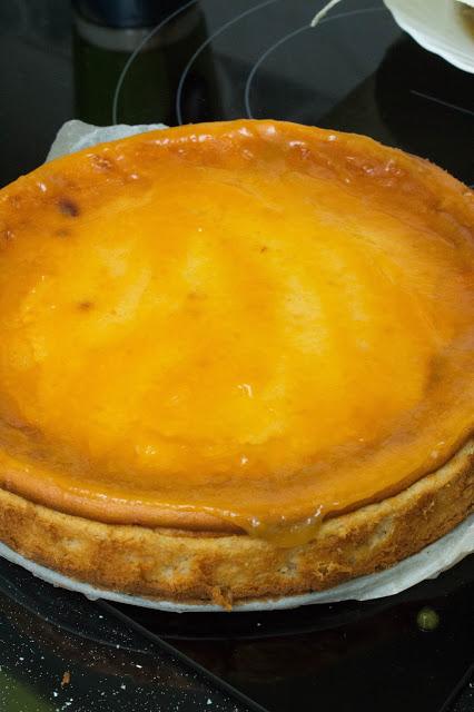 Tarta de queso de lima y canela sin azúcar