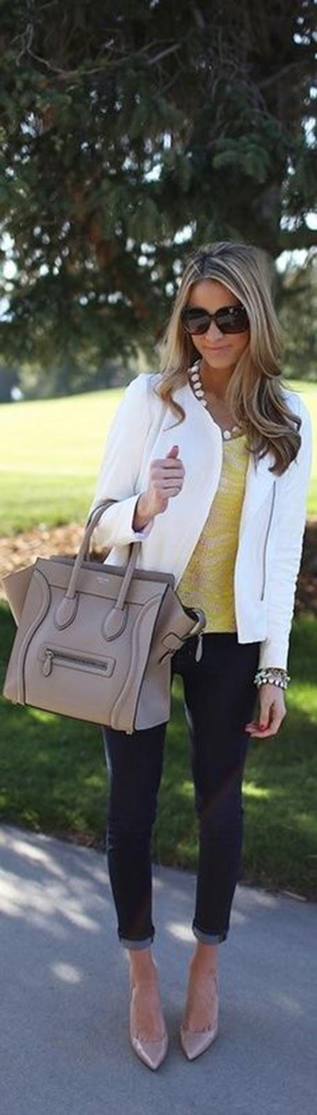 10 Looks de Inspiración con Jeans, Tacones y Blazer! 10 Looks de Inspiración con Jeans, Tacones y Blazer!