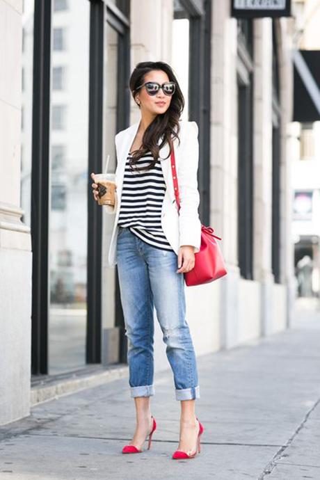 10 Looks de Inspiración con Jeans, Tacones y Blazer! 10 Looks de Inspiración con Jeans, Tacones y Blazer!