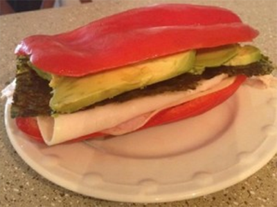 Sandwich de morron colorado