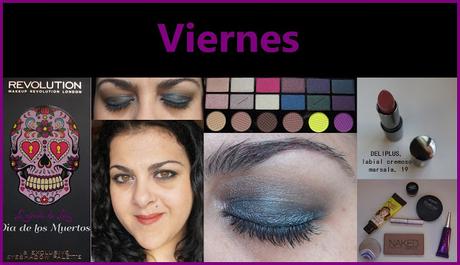 UNA SEMANA CON...MUR, paleta Salvation, Día de los Muertos.(Looks 3,4 y 5) UNA SEMANA CON...MUR, paleta Salvation, Día de los Muertos.(Looks 3,4 y 5)