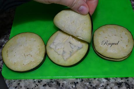 Berenjenas Rebozadas Rellenas de Nueces y Queso Berenjenas Rebozadas Rellenas de Nueces y Queso