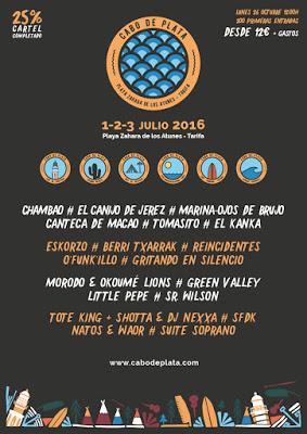 Cabo de Plata 2016: Nuevo Festival en Zahara de los Atunes