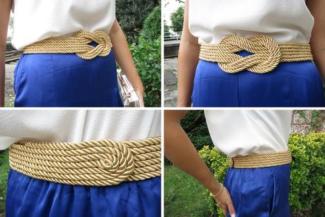 Diy cinturón de cordón de seda dorado8 Decorar en familia _Diy cinturón de cordón de seda dorado8