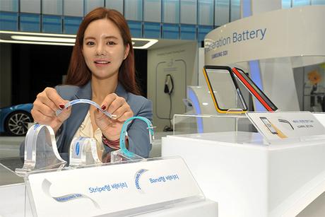 Samsung presenta sus nuevas baterías flexibles