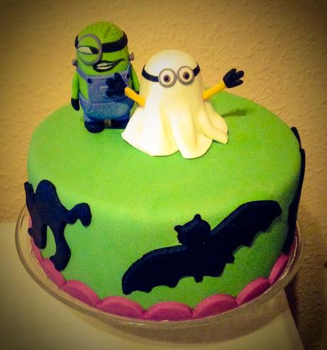 Tarta halloween minions