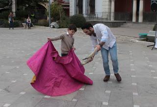 TOREO DE SALÓN EN PLENO CENTRO DE PRIEGO