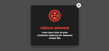 Herramienta que identifica si un usuario usa ad blockers y decide que contenido mostrar Herramienta que identifica si un usuario usa ad blockers y decide que contenido mostrar