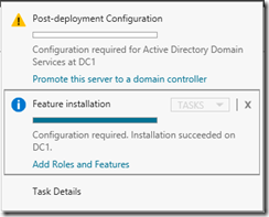 Instalación de controlador de dominio en Windows Server 2012 R2