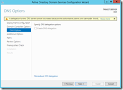 Instalación de controlador de dominio en Windows Server 2012 R2