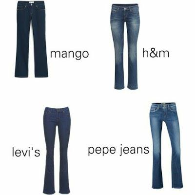 Boot cut jeans