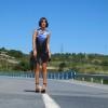 Top negro de encaje Vestido tribal