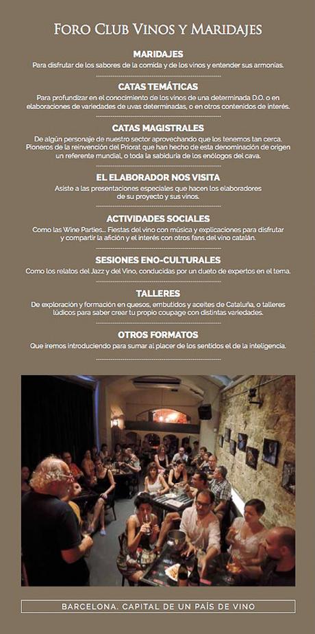 Foro Club: Experiencias enoculturales Foro club Vinos y maridajes